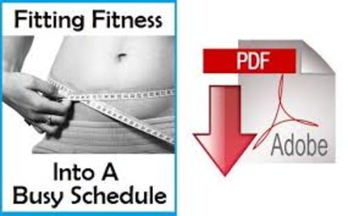Product picture Fitting Fitness  into a Busy  Schedule! 